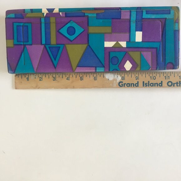 Symphony Mirror Window Rigid Box MAKEUP COSMETIC Hard Travel Case Purple MCM - Picture 7 of 12